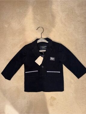 Aston Martin Kids' Navy Blazer Jacket